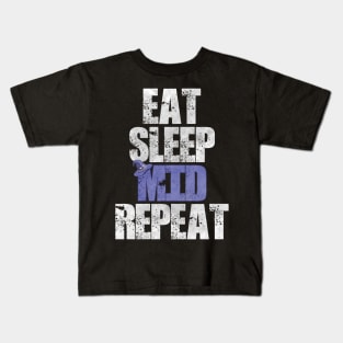 Eat Sleep Mid Repeat Kids T-Shirt